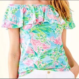 Lilly Pulitzer la fortuna top, size x-small